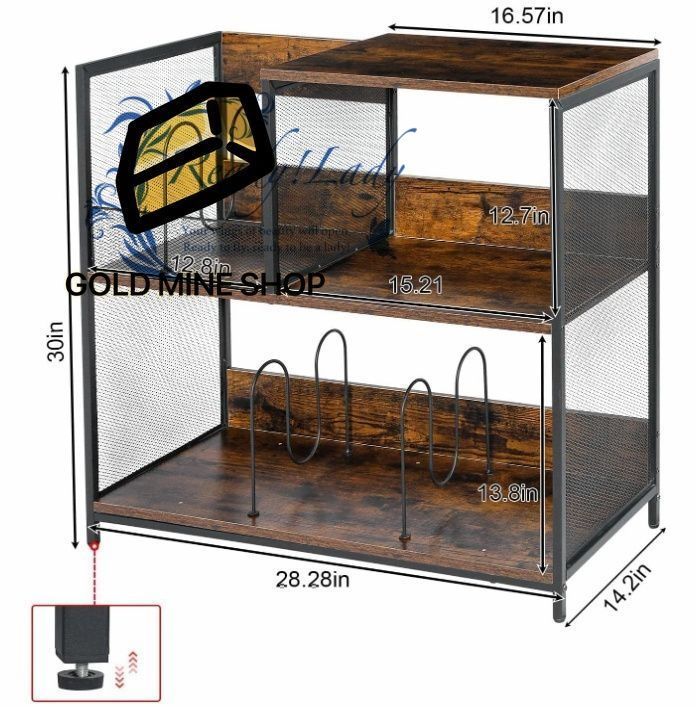 3段レコードプレーヤースタンド