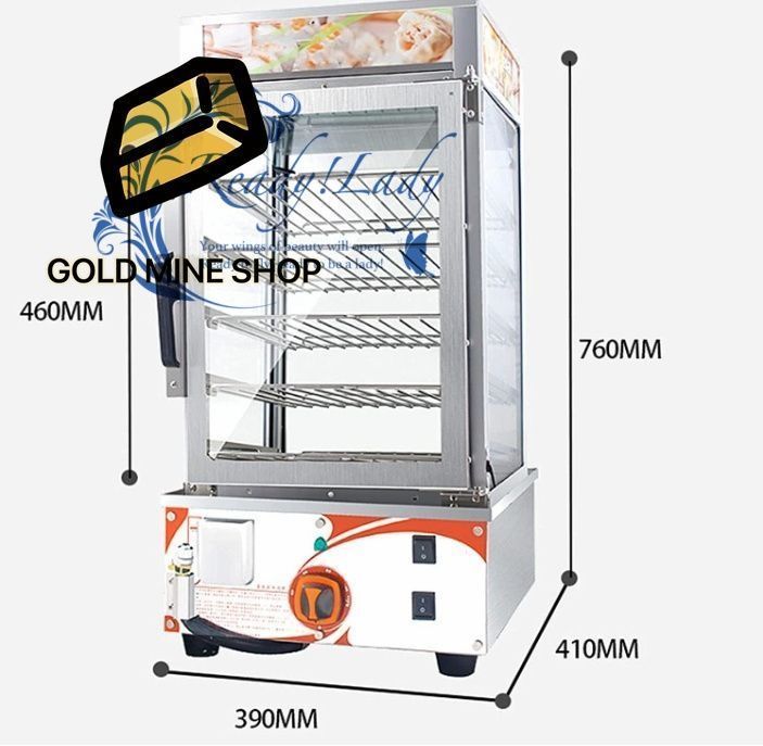 パン保管キャビネット 業務用蒸し器キャビネット 自動卓上パンガラス蒸し器 電気蒸し器バッグ保管キャビネット