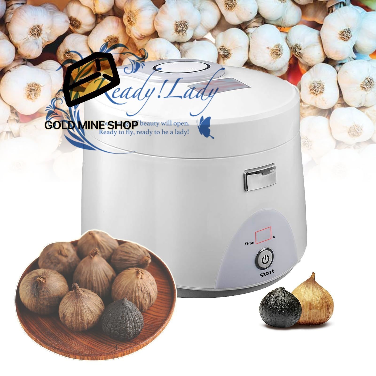 5L黒ニンニク発酵器電気ニンニクスマート発酵機自動ZymolossZymosisポット納豆ヨーグルトメーカー