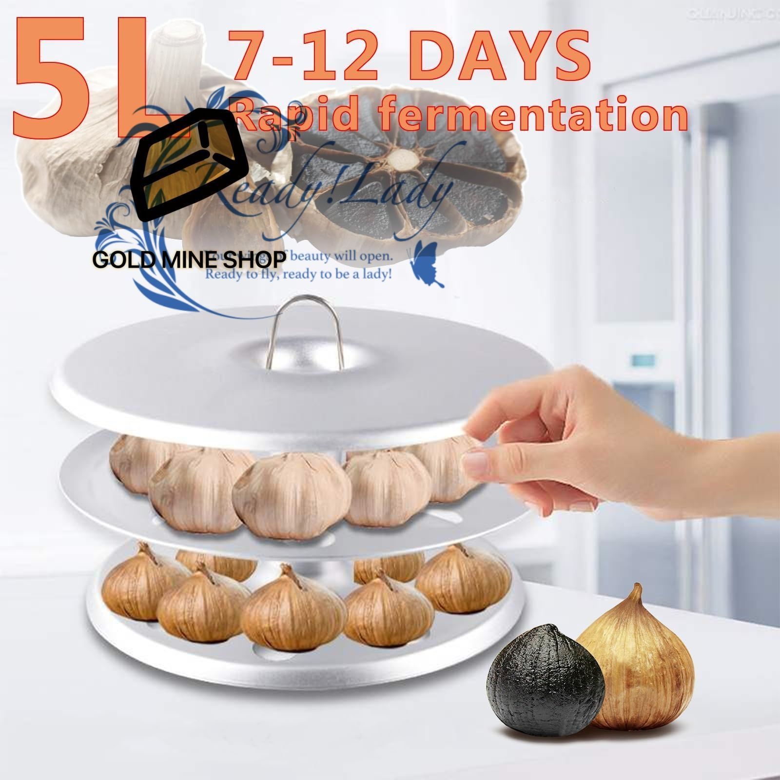 5L黒ニンニク発酵器電気ニンニクスマート発酵機自動ZymolossZymosisポット納豆ヨーグルトメーカー