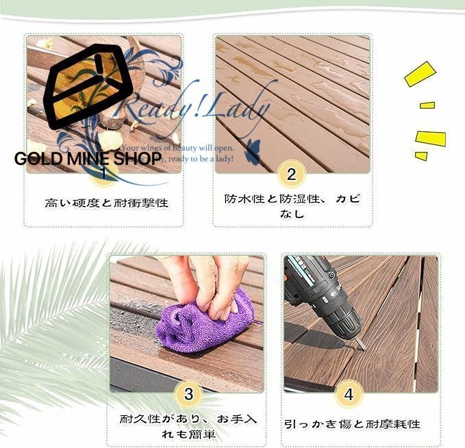 ガーデンベンチ 屋外ベンチ 庭のベンチ プラスチック製の木製のテーブルトップ 金属フレーム 防水性と耐日光性 お手入れが簡単 屋内 屋外 裏庭 キッチン 店舗用 長さ130cm 幅30cm 高さ40cm チーク色 OLIVEOS_COM_TR