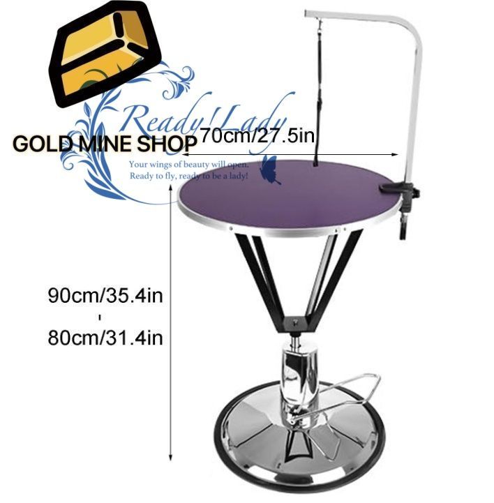 360°回転デスクトップグルーミングテーブル