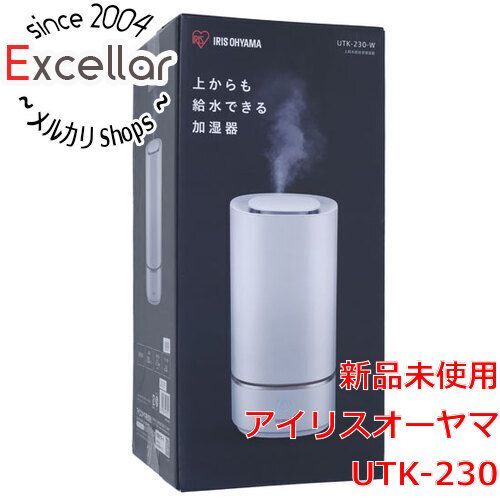 bn 9 箱きず やぶれ アイリスオーヤマ 上給水超音波加湿器 UTK-230-W ホワイト