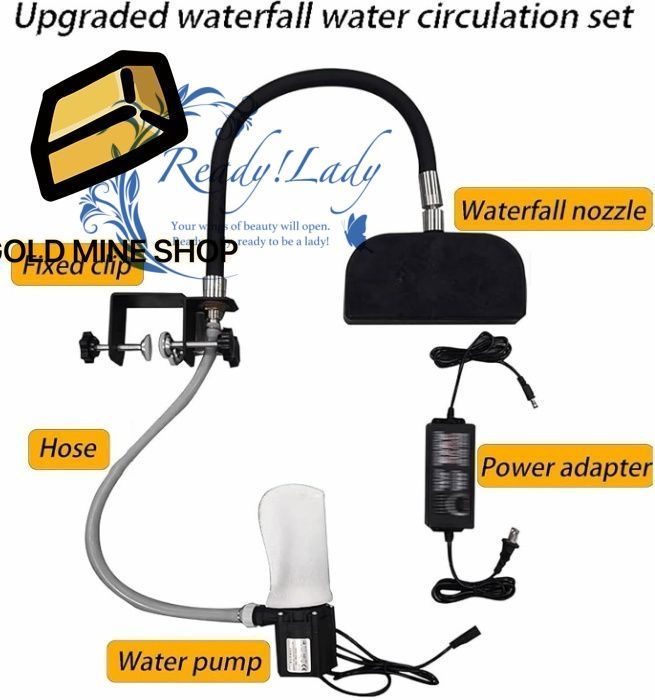 ウォーターフォールヘッドスパ機器 シャンプーベッドアクセサリーヘッドスパ機器ポンプ付き サロン用シャワーヘッド バスセンター 美容サロン MARWIL-DEMENAGEMENTS_CH