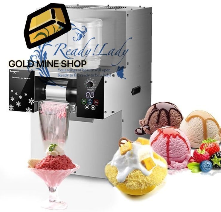 スノーフレーク製氷機 小型スノーコーンスラッシーメーカー 110 V業務用スノーフレーク 3秒で氷が出 製氷 250 KG 24時間 電動 アイスクラッシャー 10段階の速度調整 トップブロー式冷風タイプ