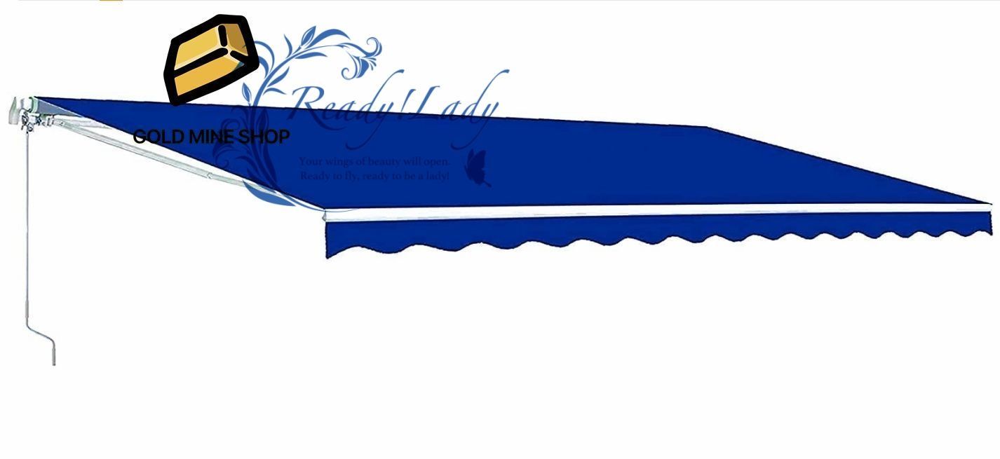 手動オーニングテント園芸用品 ウオーニングガーデンサンシェードシ