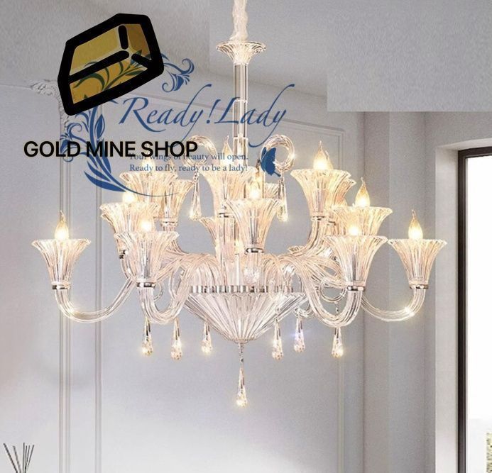 クラシックな クリスタルシャンデリア ダイニングルーム ペンダントライト 屋内照明 照明器具 天井ランプ ホームデコレーション用 単色 85 cm