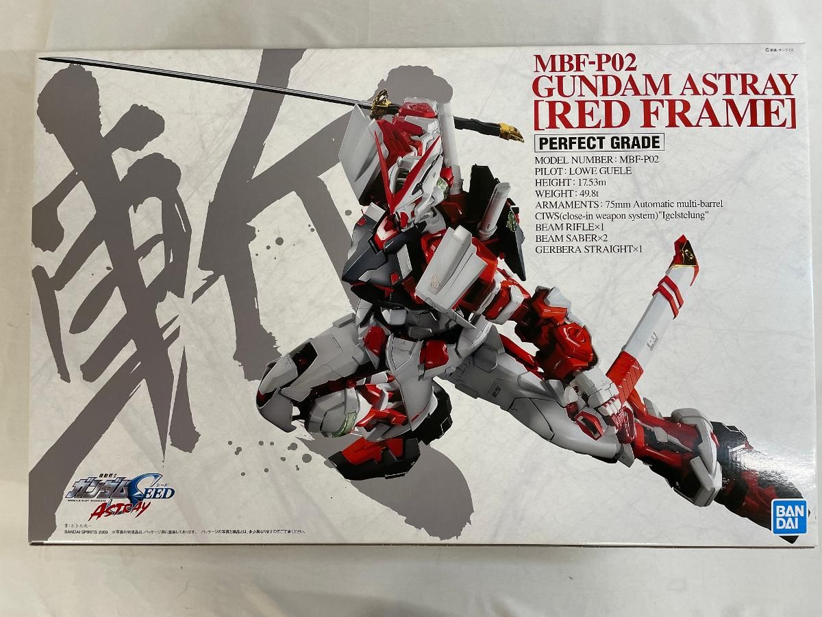 PG 機動戦士ガンダムSEED DESTINY ガンダムアストレイ レッドフレーム 1 60 色分け済みプラモデル 同梱不可