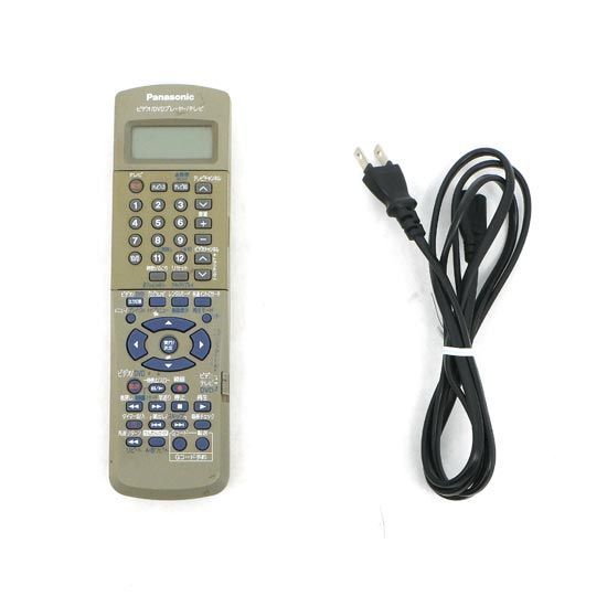 bn 8 Panasonic ビデオ一体型DVDプレーヤー NV-VP50S リモコン付き リモコンいたみ