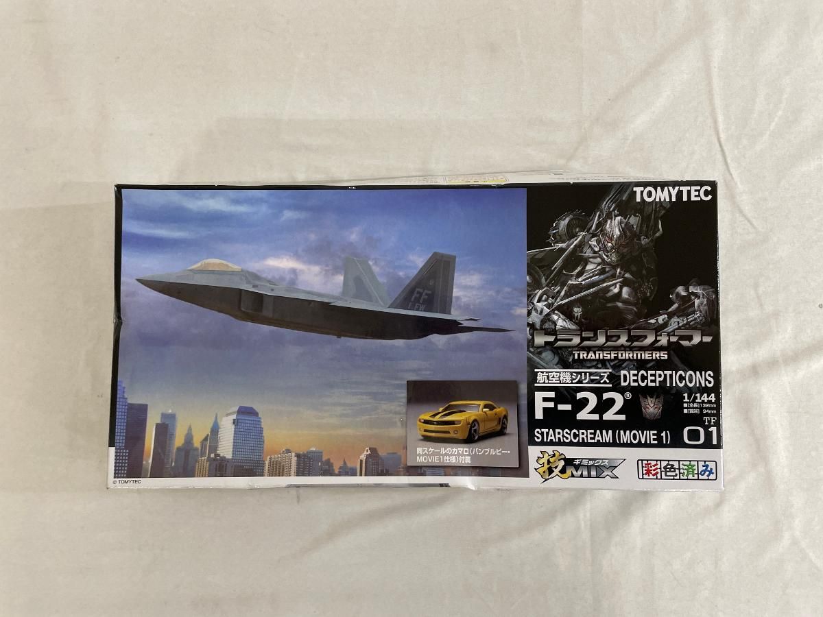 1 144 F-22 STARSCREAM MOVIE 1 トランスフォーマー 技MIX 航空機シリーズ TF01 230083