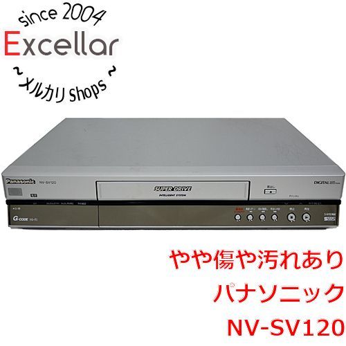 bn 7 Panasonic S-VHS ビデオデッキ NV-SV120-S リモコン付き リモコン日焼け