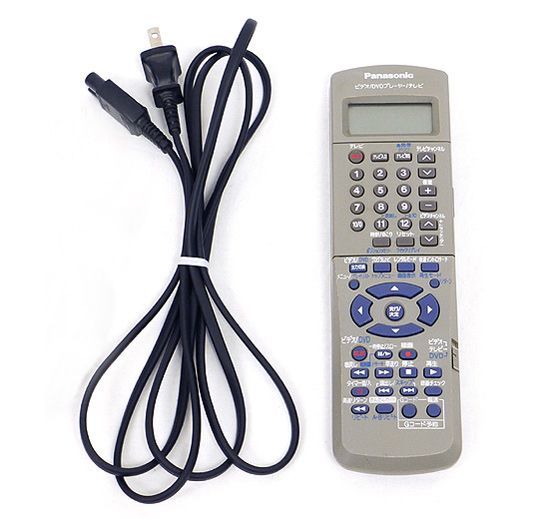 bn 8 Panasonic ビデオ一体型DVDプレーヤー NV-VP50S リモコン付き