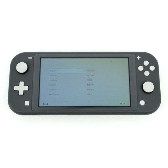bn 4 任天堂 Nintendo Switch Lite ニンテンドースイッチ ライト HDH-S-GAZAA グレー スティック 液晶画面いたみ 元箱あり