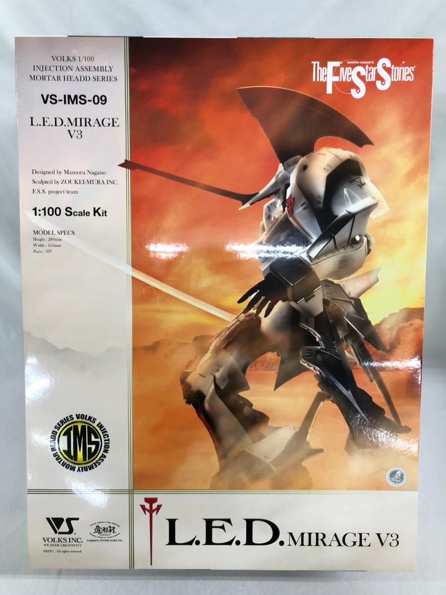 1 100 L E D ミラージュ V 3 ファイブスター物語 インジェクション アッセンブリー モーターヘッドシリーズ