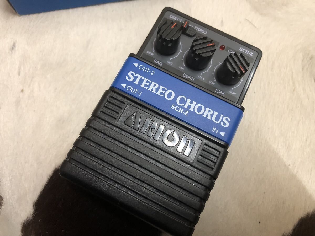 箱あり ARION SCH-Z STEREO CHORUS アリオン ステレオ コーラス エフェクター 楽器 機材
