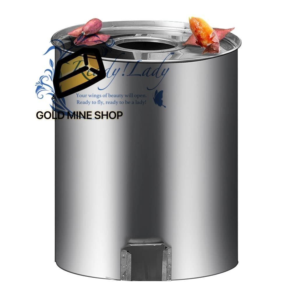 ステンレス鋼の商業焙煎サツマイモストーブ チャコール ガススモーキーシチュー 栗トウモロコシ ガーデンアウトドアグリル 70cm 70cm