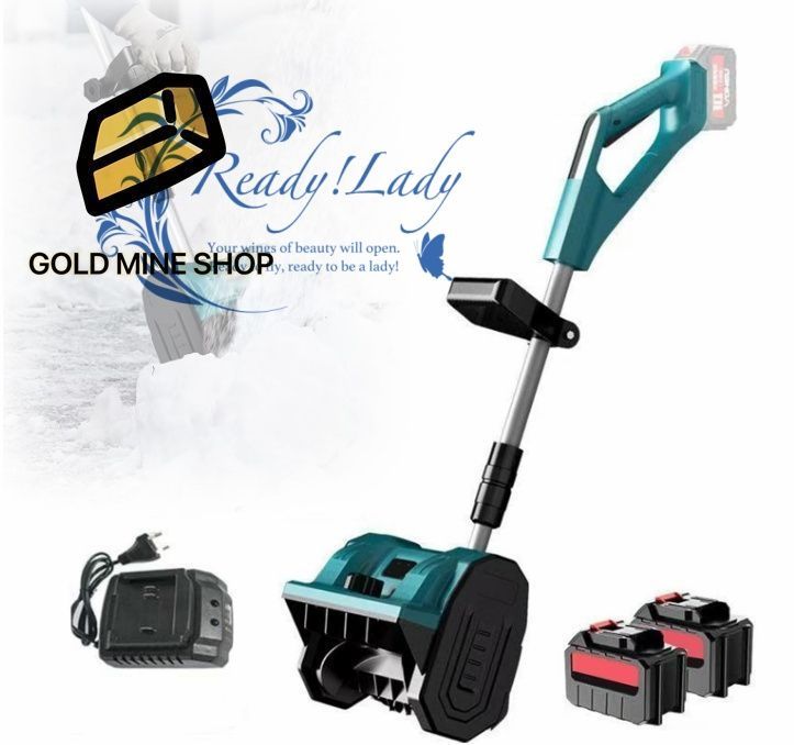 12インチコードレス除雪機 1200 Wポータブル格納式除雪車 リチウム電池 付き 投雪高さ6 M 学校 通り 公園 中庭用歩行型除雪車