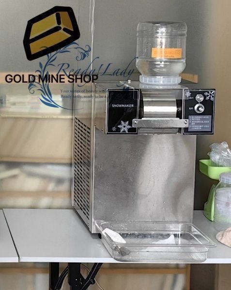 糸ピンスマシン 業務用 空冷式 製 氷のいらないかき氷マシン 糸氷 粉雪 台湾風カキ氷