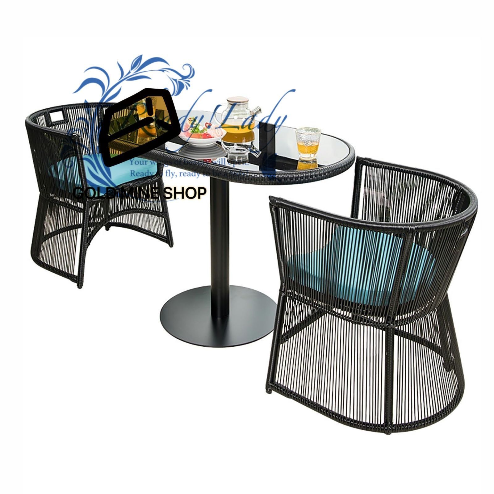 屋外テーブルチェアセット