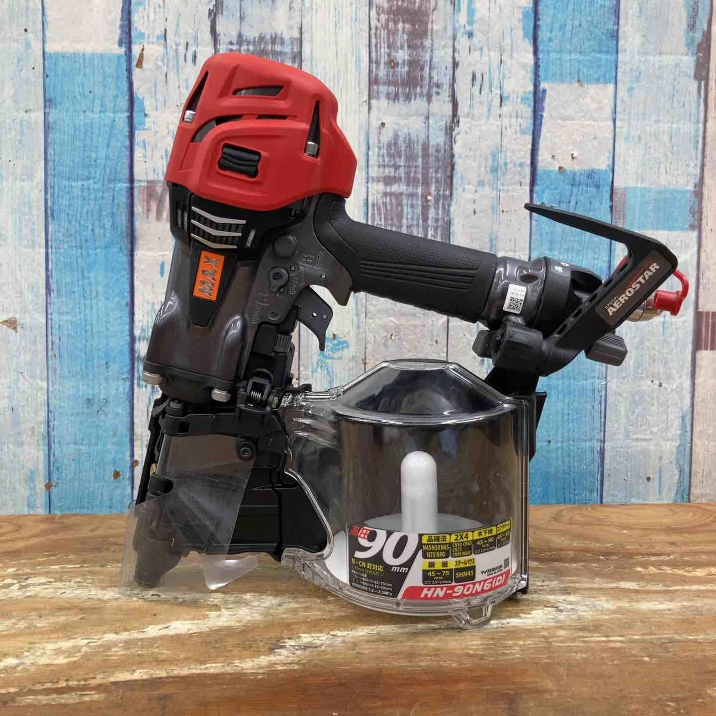 マックス MAX 高圧エア釘打ち機 HN-90N6 D -G 柏店