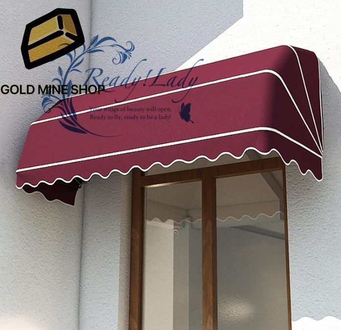 オーニングテント 手動格納式オーニング つっぱり式 オーニング日除 防雨 日よけスクリーン オーニング シェード 雨よけ 撥水加工 紫外線 UV カット 屋根オーニングテント 家庭用 商業用 簡単設置