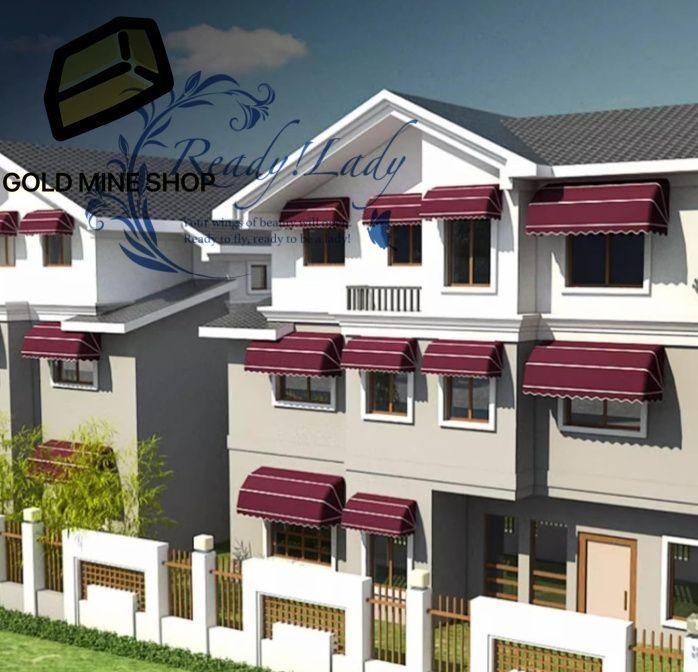 オーニングテント 手動格納式オーニング つっぱり式 オーニング日除 防雨 日よけスクリーン オーニング シェード 雨よけ 撥水加工 紫外線 UV カット 屋根オーニングテント 家庭用 商業用 簡単設置