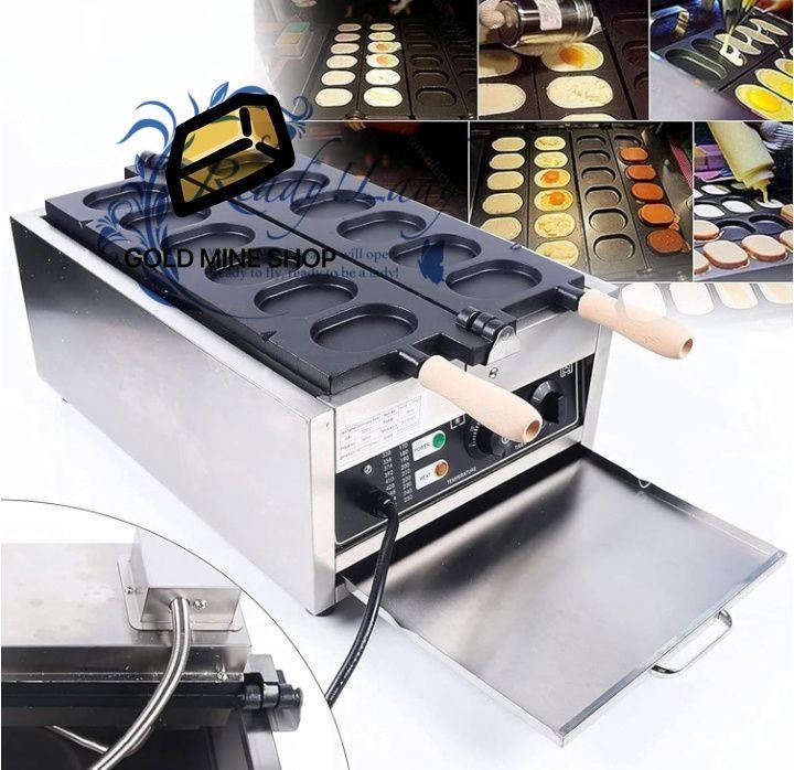 3000Wステンレススチール製電気エッグワッフルパンメーカー