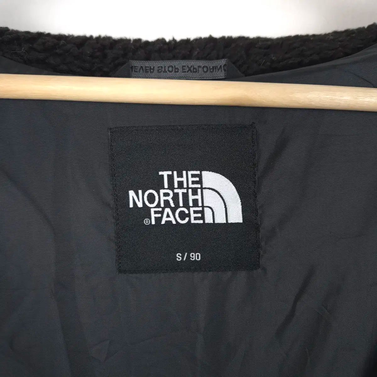 90 購入 ザノースフェイス ブラック フリース ロングコート
