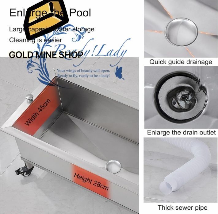 ほうきとモップホルダー 床置き掃除ツールカートストレージ ツールスタンド 傘立て モップ排水ラック 床から濡れたモップを保ちます 移動便利 キャスター付き Size 101cm-10slots 12 hooks MARWIL-DEMENAGEMENTS_CH