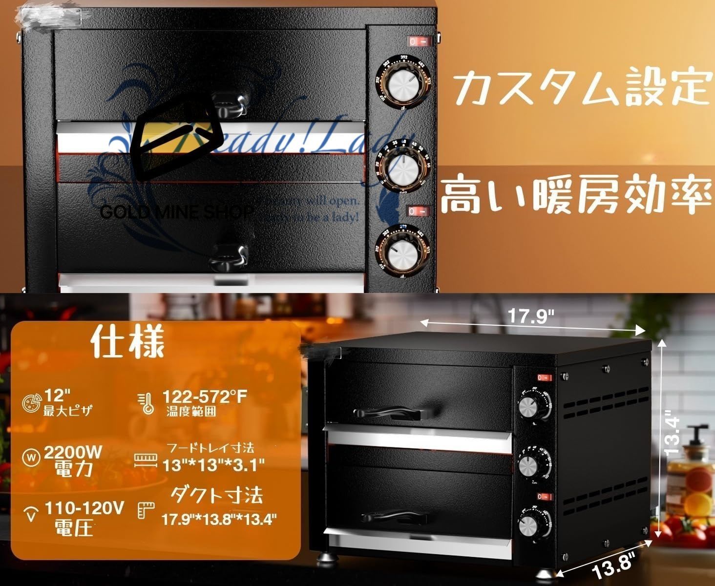  ガスピザオーブンステンレススチールピザメーカー ンポータブルピザベイカーパーティーアウトドアクッキング ガスオーブン 二重層 その他 キッチン 食器