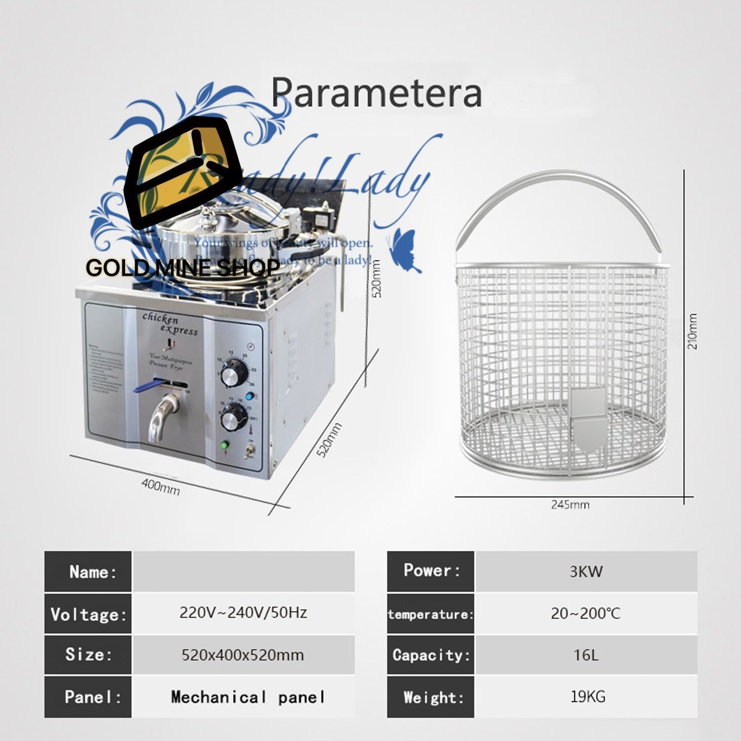 業務用ディープフライヤー 16