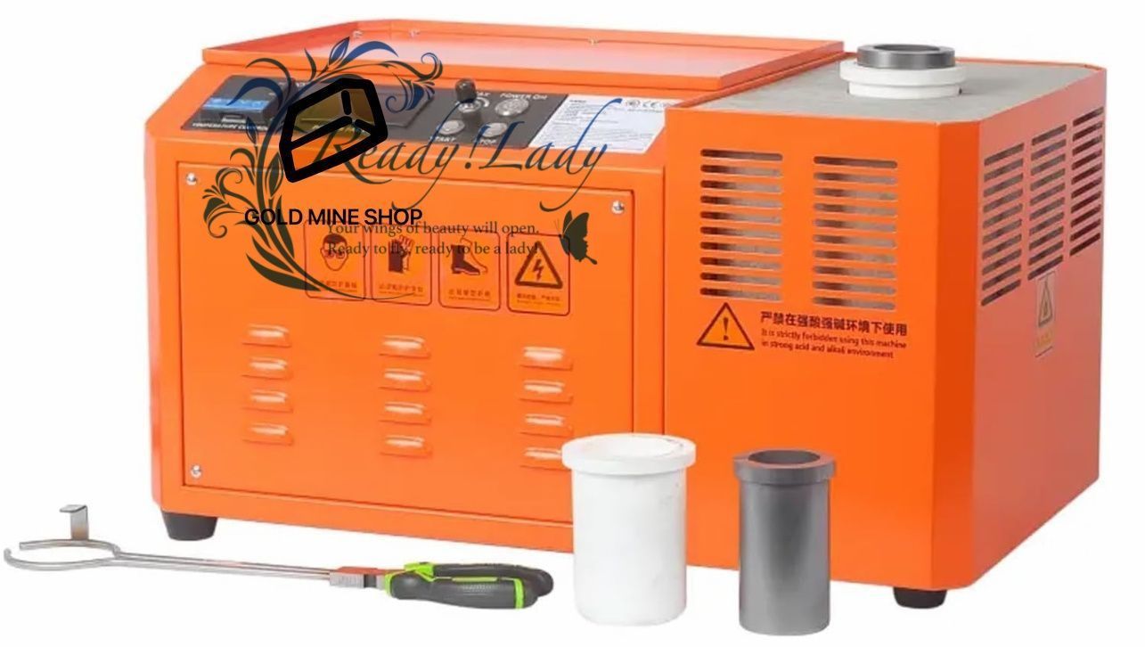220V 2KG中周波金溶解炉 3500W高温金溶解機 最高温度1450°C 溶解時間4 6分 金属 金 銀 銅用