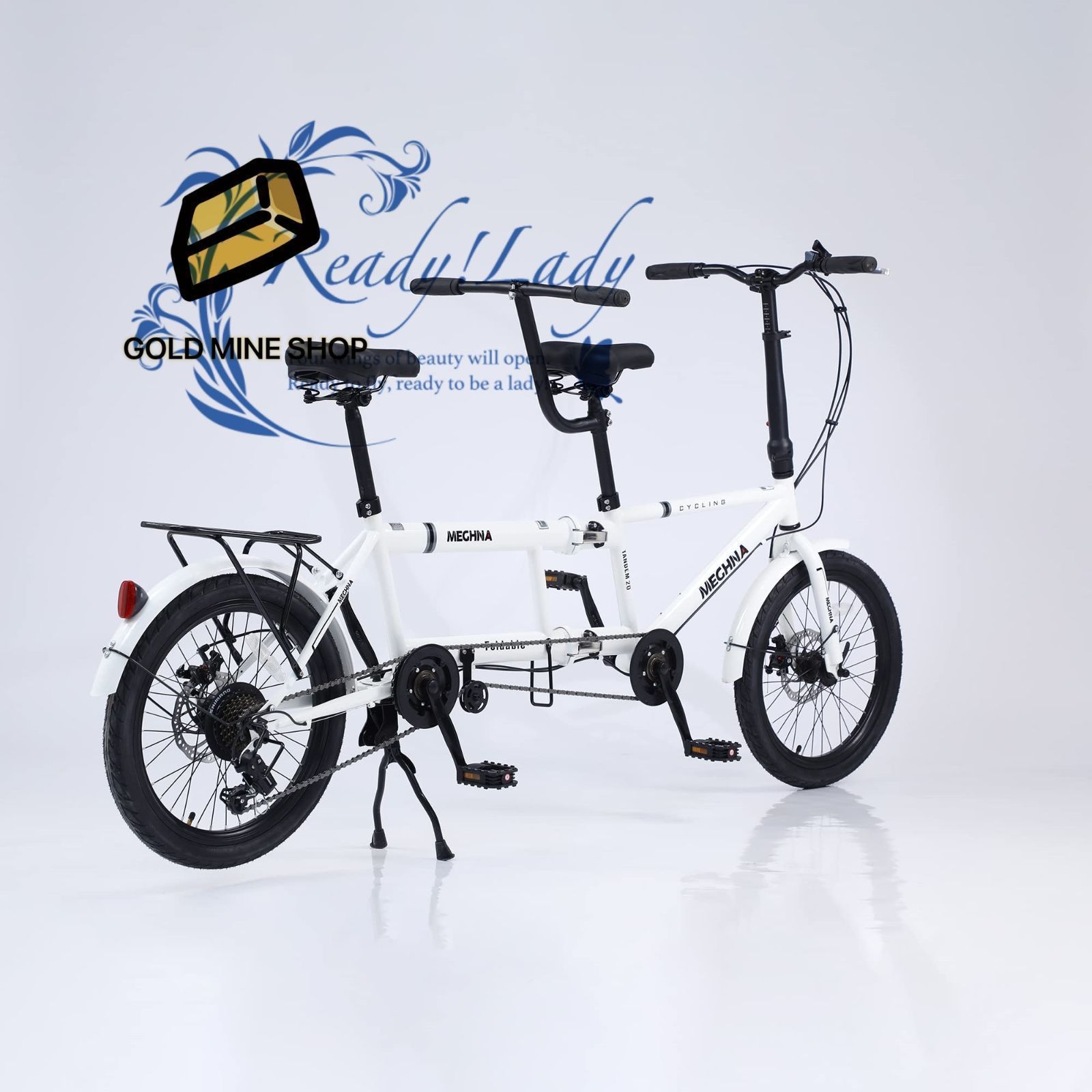 ファミリータンデムバイク 大人2人用