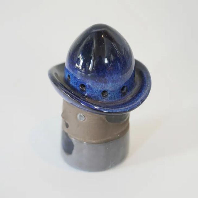 Vintage Blue Hat Man Figurine 青い帽子男 北欧ヴィンテージ スウェーデン 陶器 彫刻 置物 ミッドセンチュリー