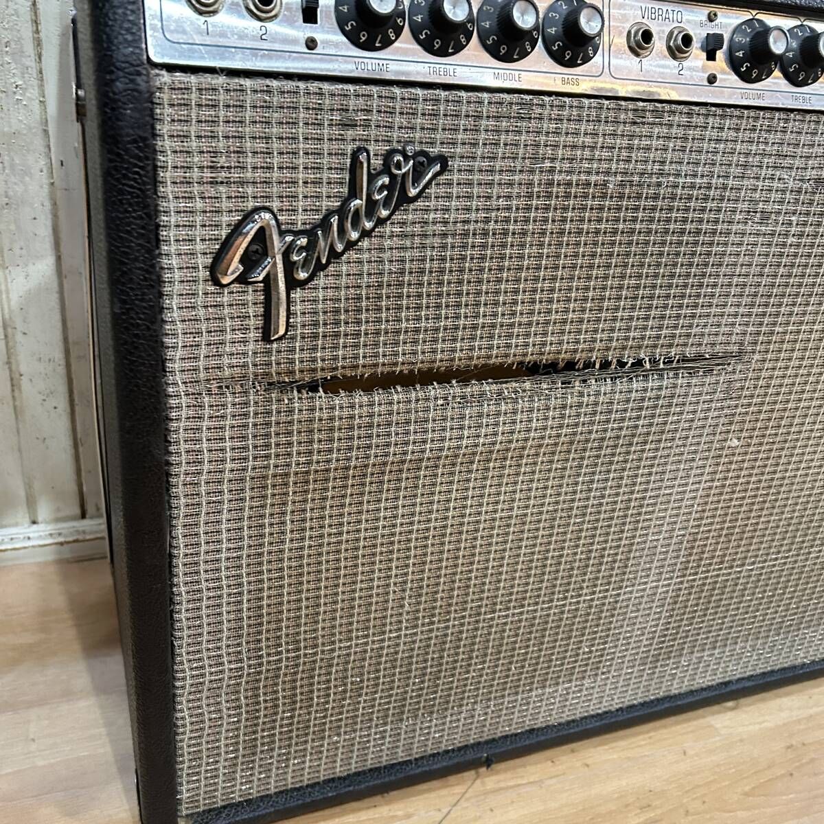 珍品 完動品 70s fender フェンダー twin reverb Silver Panel ツインリバーブ made in usa コンボアンプ 銀パネ 100w マスターボリューム