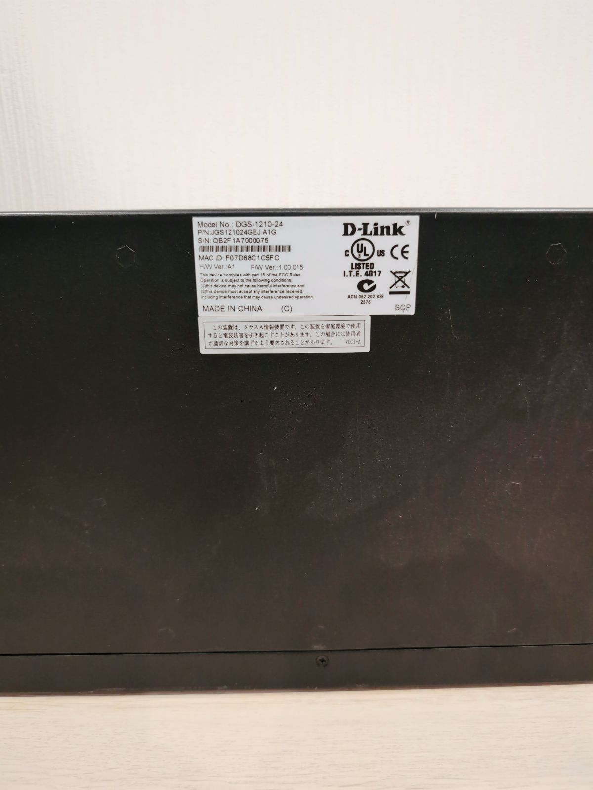 D-Link DGS-1210-24 Switch 24 Ports ウェブ スマート イーサネット スイッチ 動作未 ジャンク