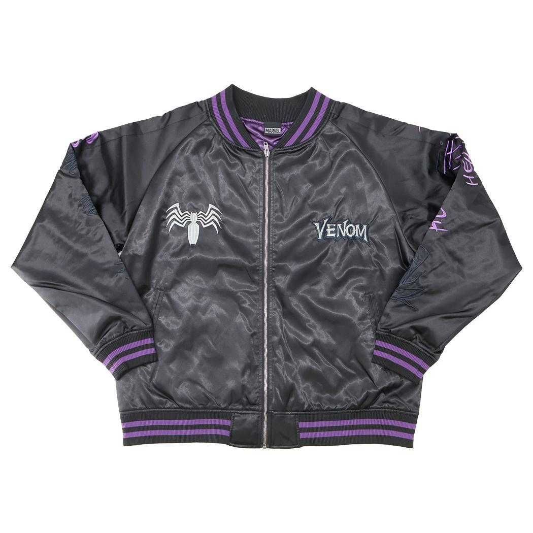 ヴェノム アウター スカジャン 3L ダークストロング MARVEL 丸眞 メンズ レディース ユニセックス オーバーサイズ キャラジャン キャラクター グッズ