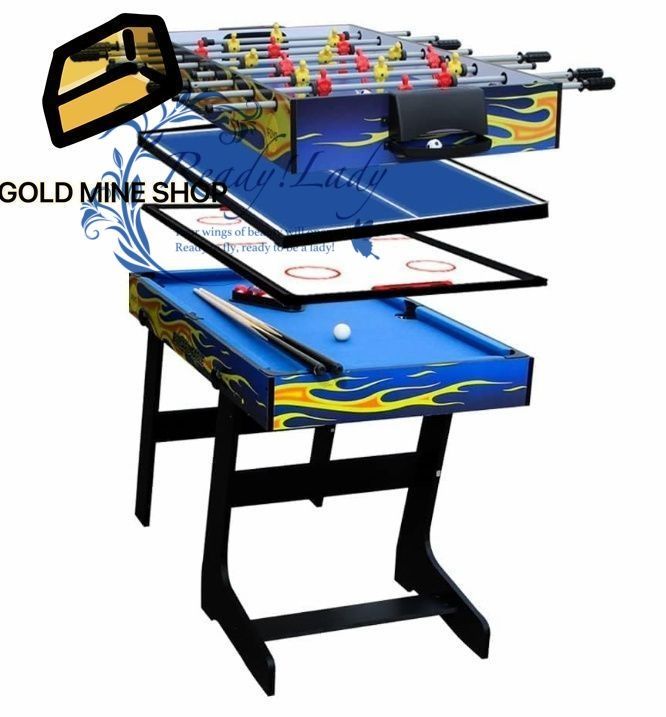 マルチゲームコンビネーションテーブルセット ホッケー サッカー プール 卓球テーブル 複数のスタイル 48インチ