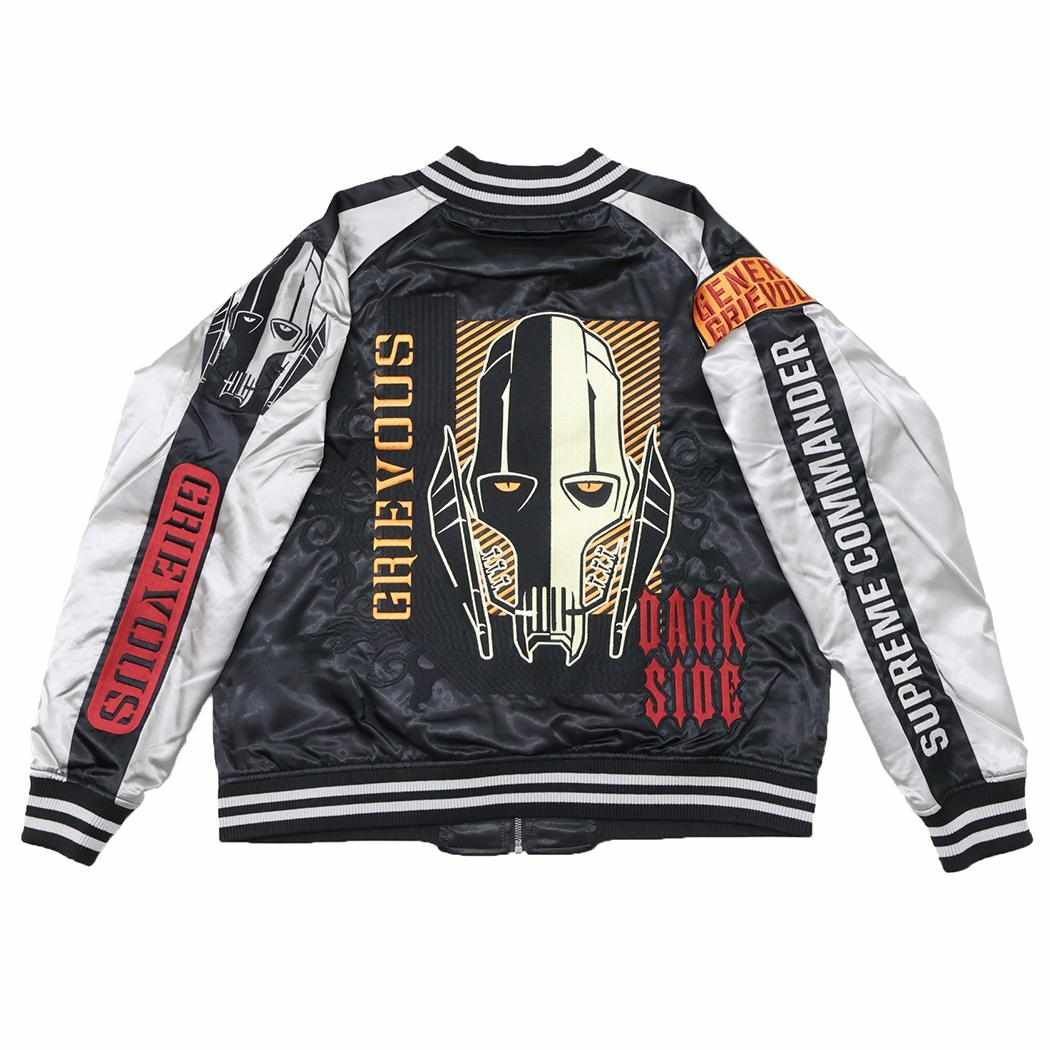 スターウォーズ アウター スカジャン L シャドウブラック STAR WARS 丸眞 メンズ レディース ユニセックス オーバーサイズ キャラジャン キャラクター グッズ