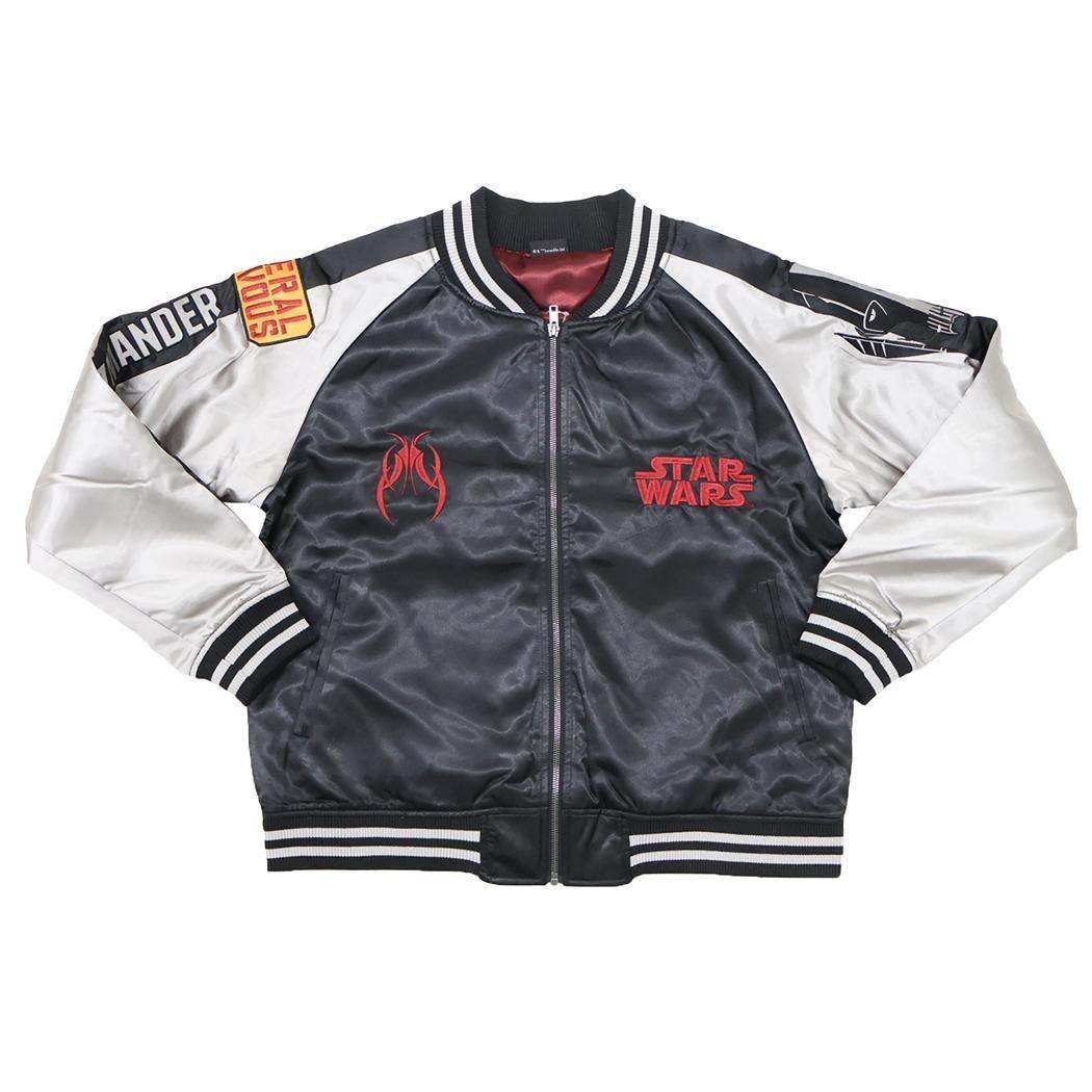 スターウォーズ アウター スカジャン L シャドウブラック STAR WARS 丸眞 メンズ レディース ユニセックス オーバーサイズ キャラジャン キャラクター グッズ