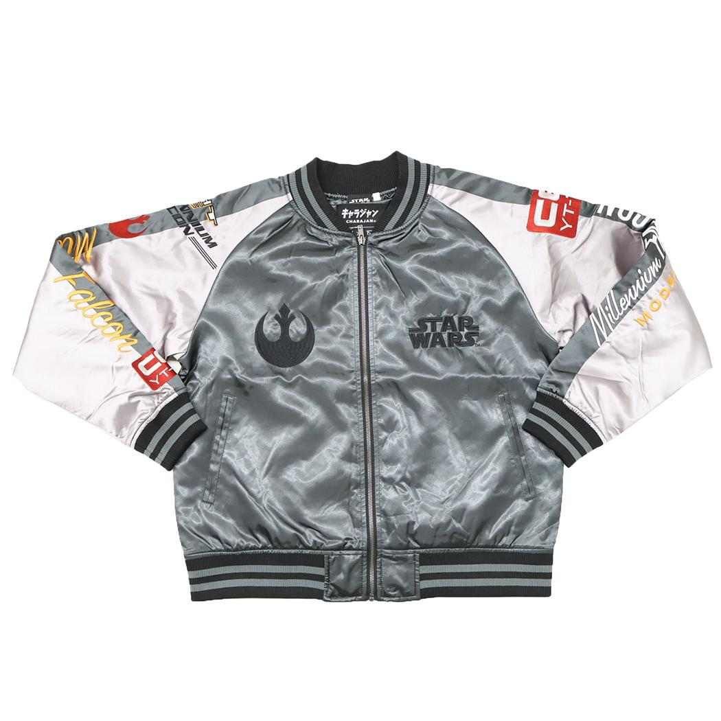 スターウォーズ アウター スカジャン L ミレニアム ファルコン STAR WARS 丸眞 メンズ レディース ユニセックス オーバーサイズ キャラジャン キャラクター グッズ