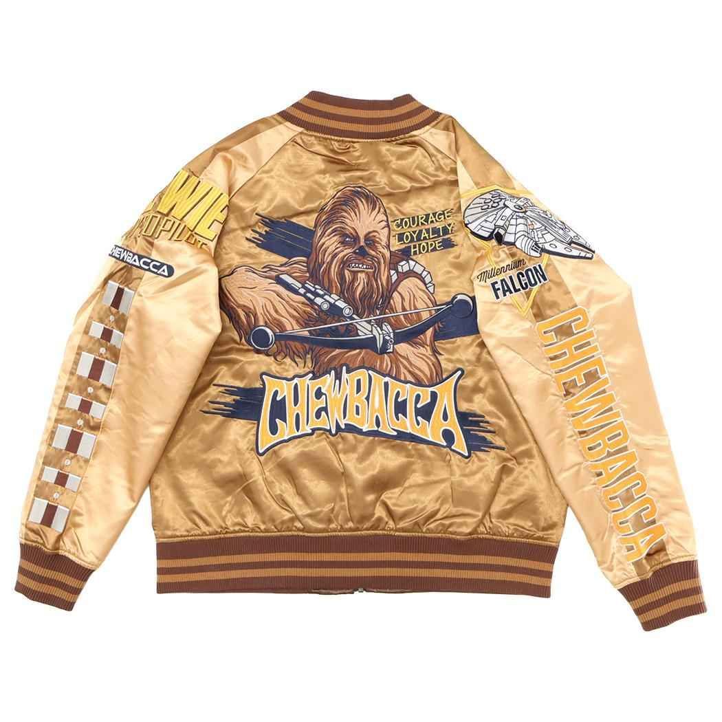 スターウォーズ アウター スカジャン L ブラウンアグレッシブ STAR WARS 丸眞 メンズ レディース ユニセックス オーバーサイズ キャラジャン キャラクター グッズ