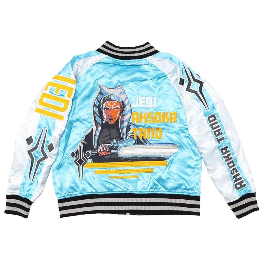 スターウォーズ アウター スカジャン L マンダロリアン アソーカ タノ STAR WARS 丸眞 メンズ レディース ユニセックス オーバーサイズ キャラジャン キャラクター グッズ