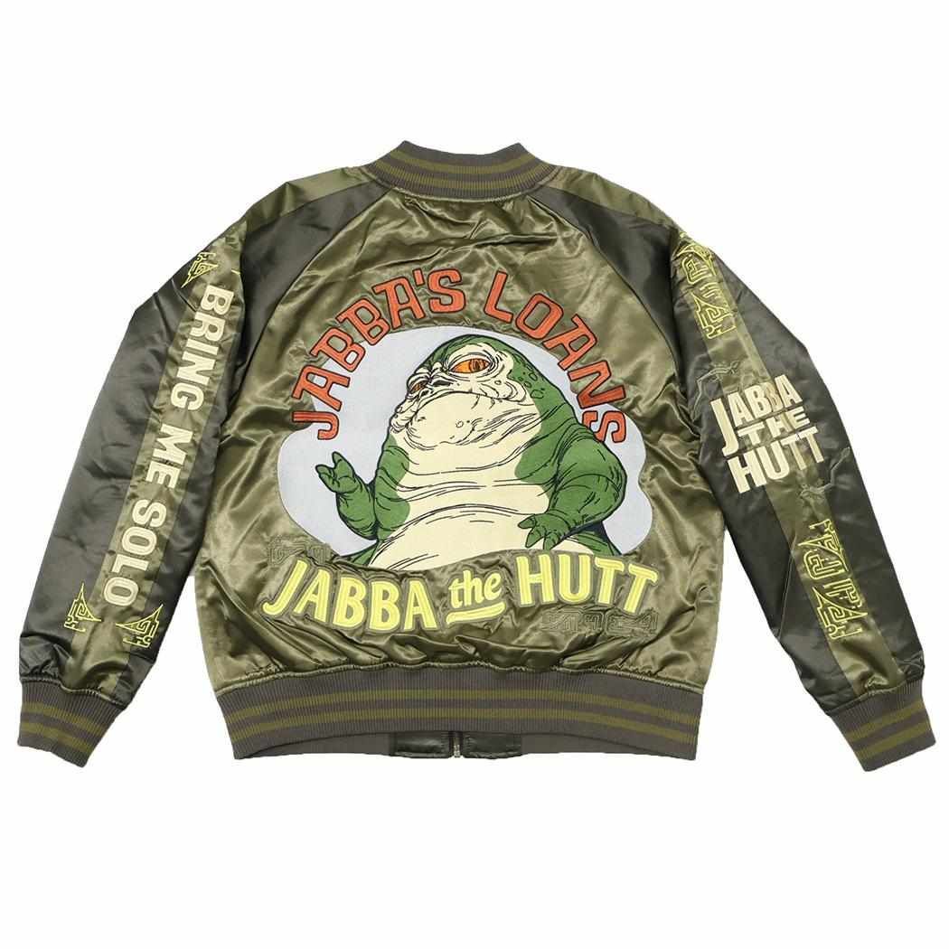 スターウォーズ アウター スカジャン L ジャバ ザ ハット STAR WARS 丸眞 メンズ レディース ユニセックス オーバーサイズ キャラジャン キャラクター グッズ