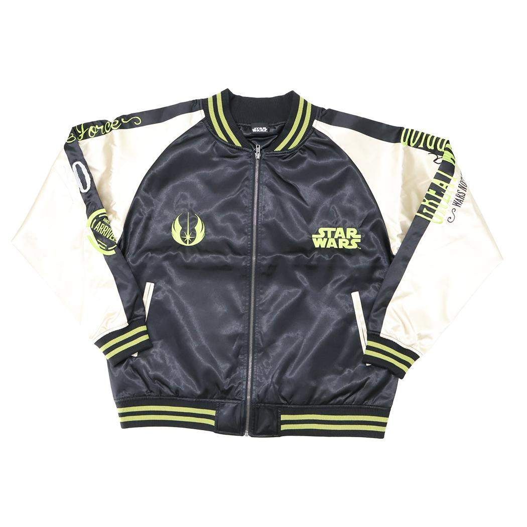 スターウォーズ アウター スカジャン 3L ヨーダ グレートグリーン STAR WARS 丸眞 メンズ レディース ユニセックス オーバーサイズ キャラジャン キャラクター グッズ