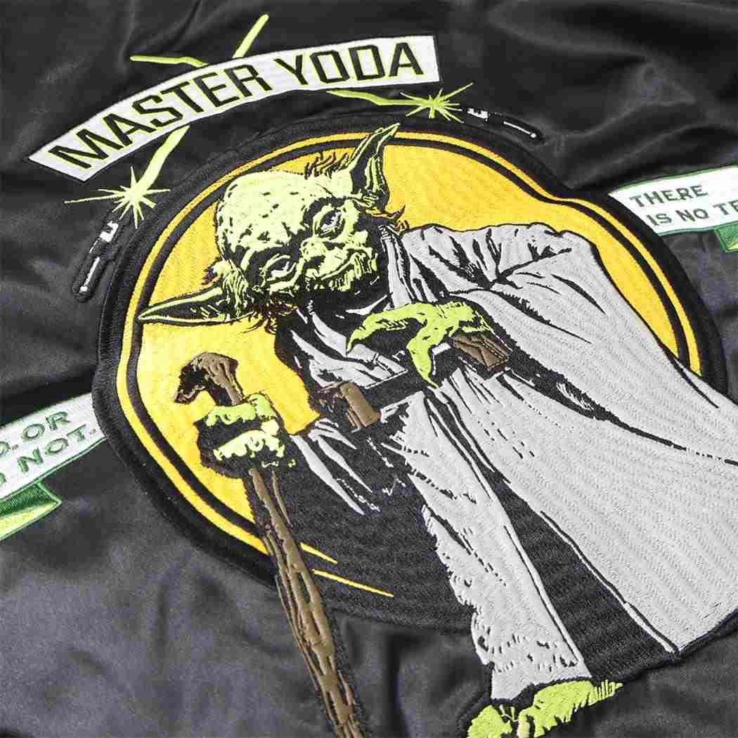 スターウォーズ アウター スカジャン 3L ヨーダ グレートグリーン STAR WARS 丸眞 メンズ レディース ユニセックス オーバーサイズ キャラジャン キャラクター グッズ GULLKHAN_COM