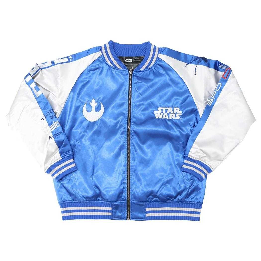 スターウォーズ アウター スカジャン 3L シルバーユニバーズ STAR WARS 丸眞 メンズ レディース ユニセックス オーバーサイズ キャラジャン キャラクター グッズ