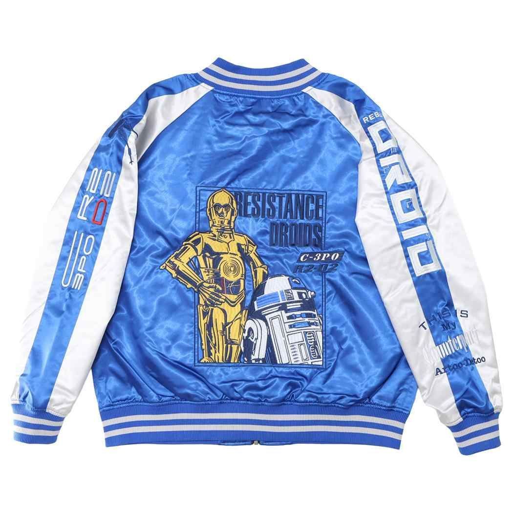 スターウォーズ アウター スカジャン 3L シルバーユニバーズ STAR WARS 丸眞 メンズ レディース ユニセックス オーバーサイズ キャラジャン キャラクター グッズ
