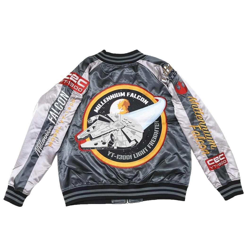 スターウォーズ アウター スカジャン 3L ミレニアム ファルコン STAR WARS 丸眞 メンズ レディース ユニセックス オーバーサイズ キャラジャン キャラクター グッズ