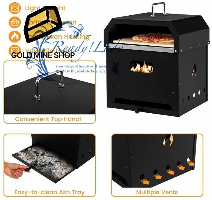 薪焼きピザオーブンとグリルコンボ